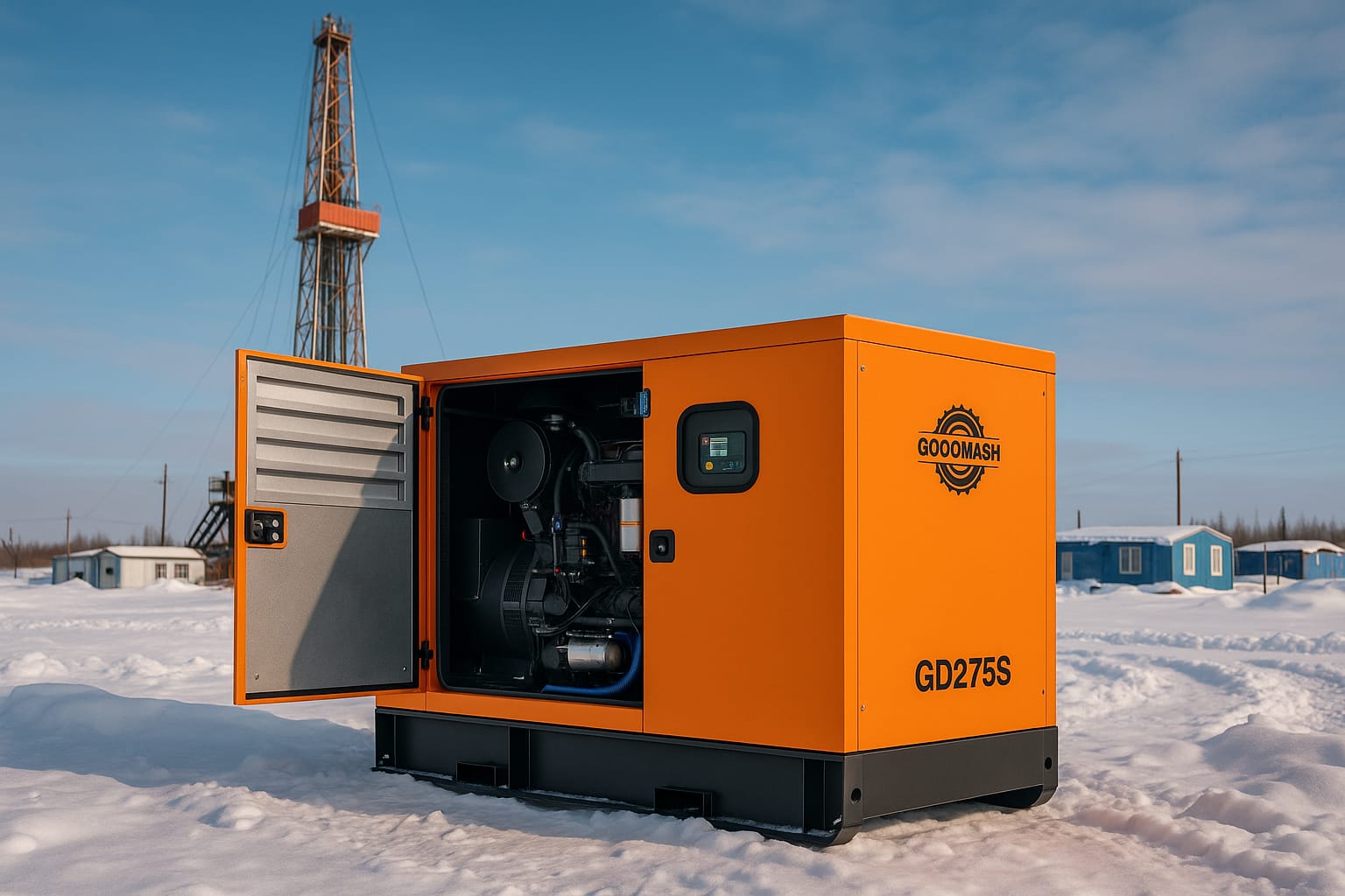 Дизельный генератор GD28W  мощностью 20 кВт в контейнерном исполнении